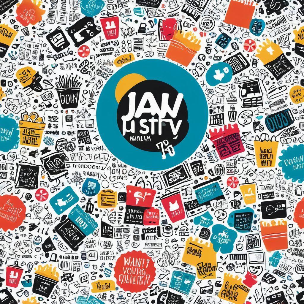 A visually engaging collage representing the JAV community, featuring a digital map overlay with high-definition film reels and playful icons like popcorn and a remote control. Include elements of diverse individuals enjoying content on various devices, surrounded by vibrant light effects to evoke a sense of excitement and discovery. The background should be colorful yet sophisticated, capturing the essence of adult content in a tasteful manner. vibrant colors. modern design.